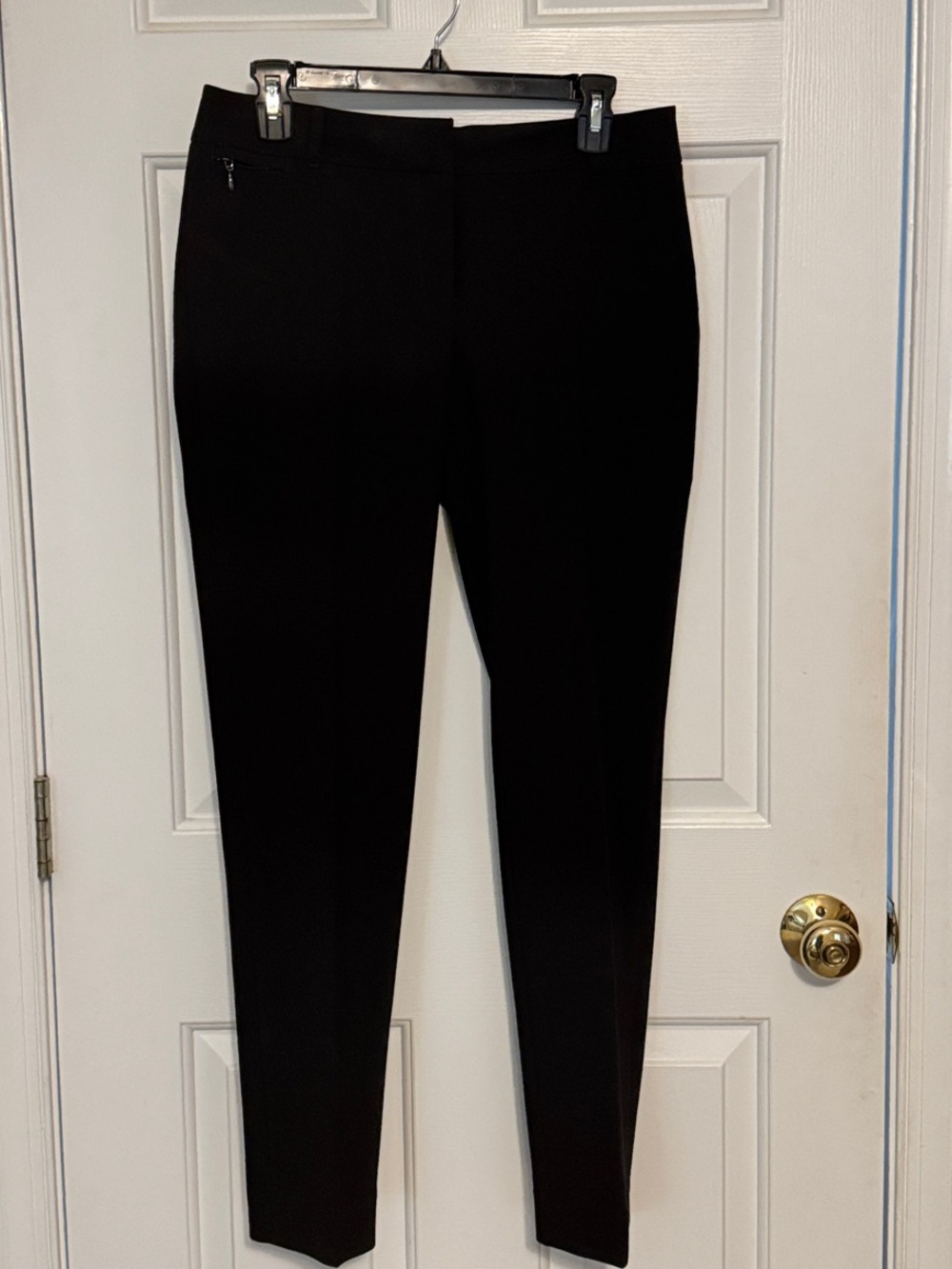 White House Black Market Black Slim Ponte Dress Pants size 4R